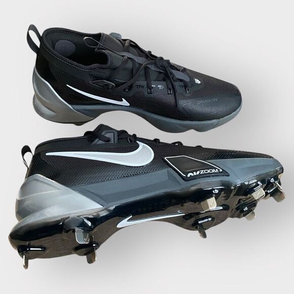 Nike Force Zoom Trout 9 Elite Baseball Cleats Black FB2906-003 Mens size 12 New - Picture 8 of 9